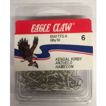Eagle Claw Fishing Hooks Kendal Kirby Tinned 6 - 50 hooks